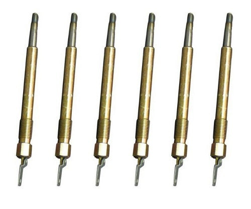 6 GLOW PLUGS FOR IH Fits International TD-6 SERIES 62 TD-9 TD-9B