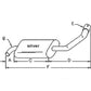 Muffler 3047572R93 Fits Case B414 I2424 I424