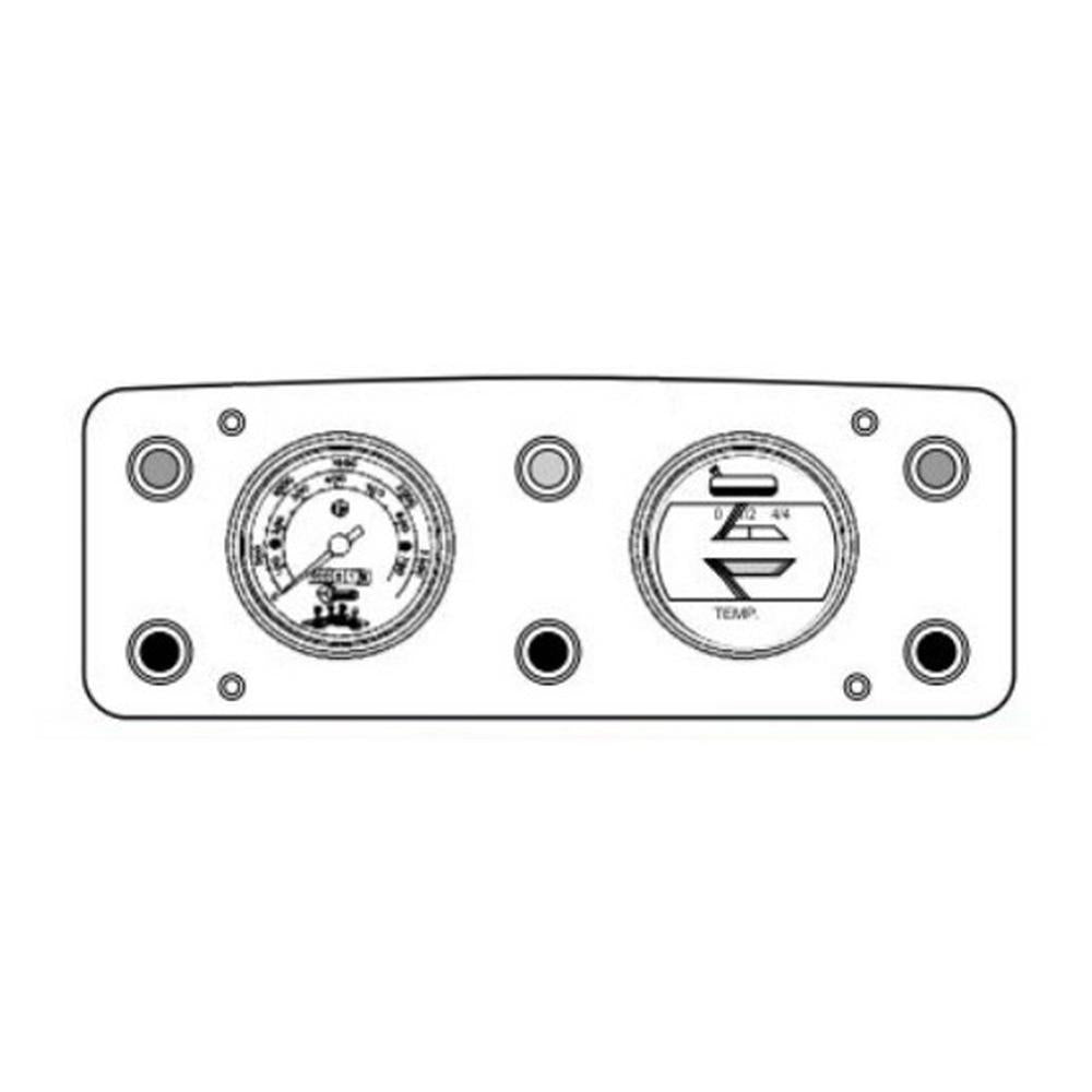 Gauge Cluster For Oliver Tractor 31-2900134 1250A 1255 1265 1270 1355 1365 1370