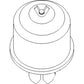 Fits Ford 8N NAA 600 601 800 801 2000 4000 4cyl to 1964 OIL BREATHER CAP 310030