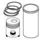 Piston Rings Fits 374 384 414 434 444 3044487R1 3044487R1-A 3044487R93 3044487R9