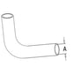 312588 Lower Bottom Radiator Hose Fits Ford 9N 2N NAA 600 601 800 801 2000 4000