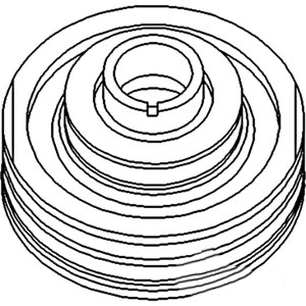 Crankshaft Dampener Pulley Fits International 706 756 826 2826 D358 3132270R95