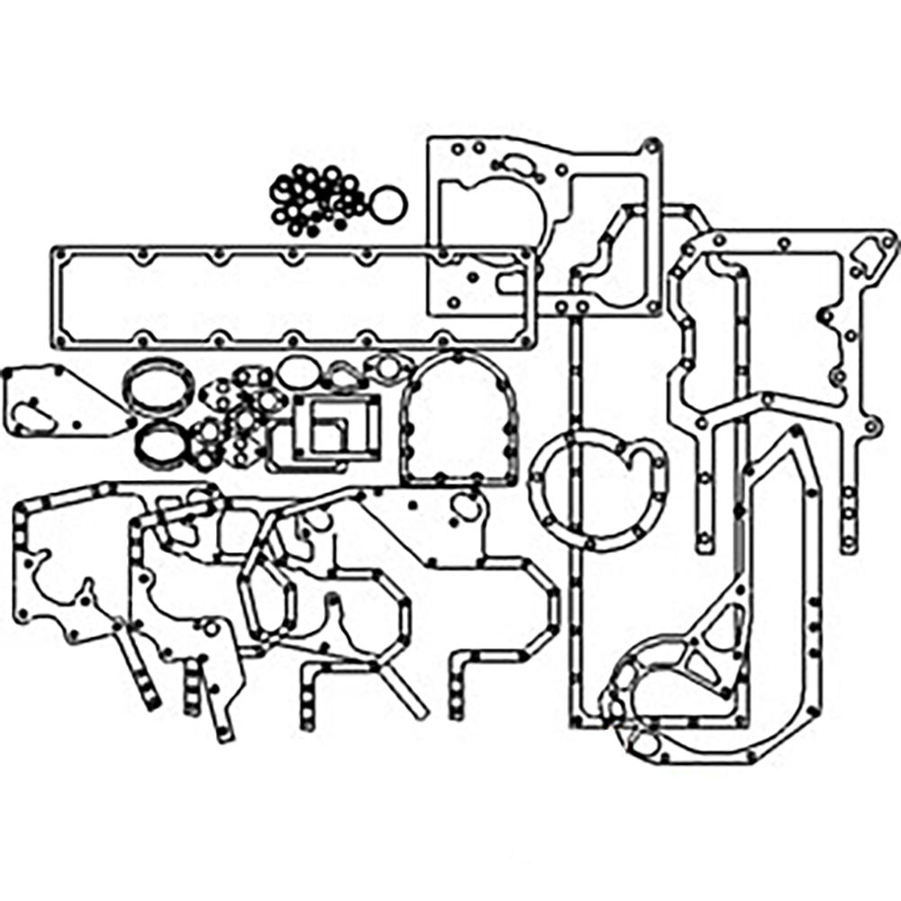 S.57691 Bottom Gasket Set - 6 Cyl. (D310, D358, DT358, DT402) Fits Landini