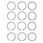 (4x) 320/09299 320/09213 Piston Ring Kit Fits JCB Backhoe 444 3CX 4CX Engine