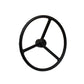 S.70691 Steering Wheel 375mm, Keyway Fits Kubota