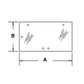 WN-3233046R3-PEX Glass, Rear Fits International/CaseIH 1055 1056 1255 1455 485