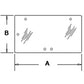 WN-3233046R3-PEX Glass, Rear Fits International/CaseIH 1055 1056 1255 1455 485