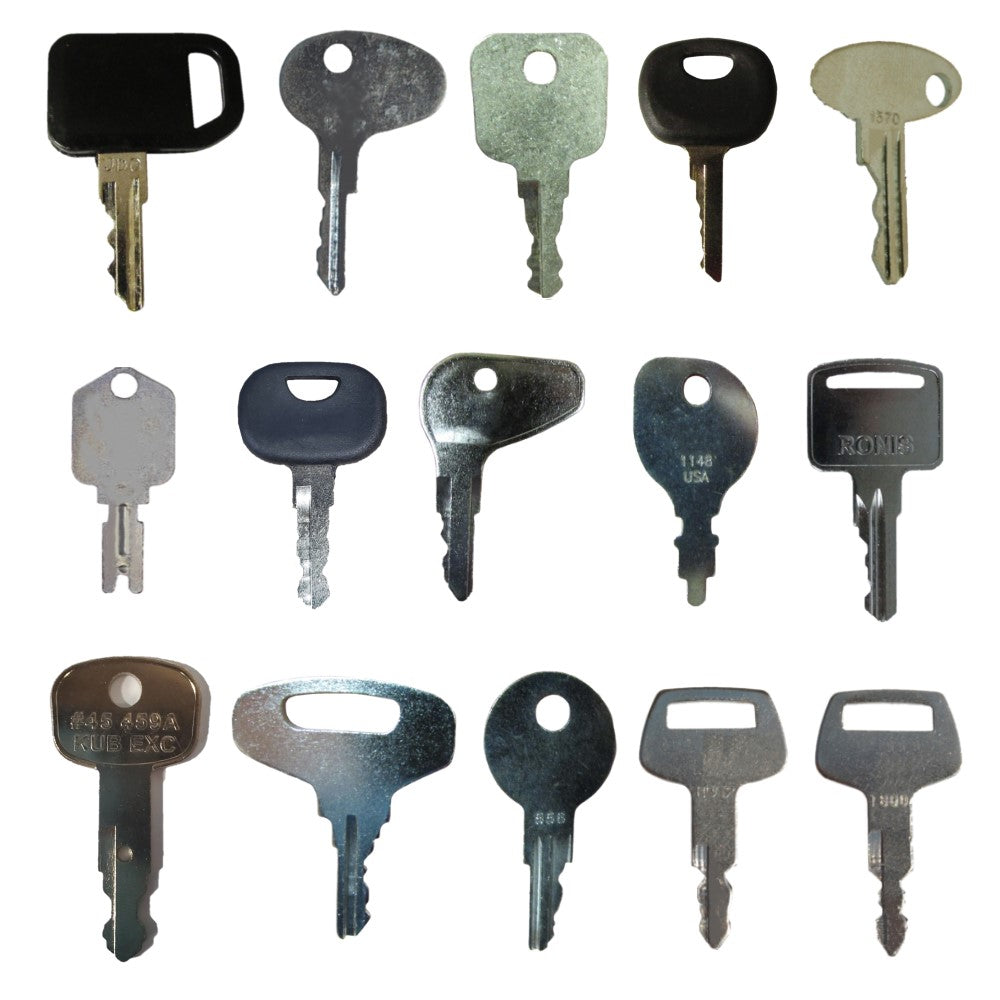 41 -Pc Heavy Equipment Ignition Key Set Fits Several Different Makes & Models
