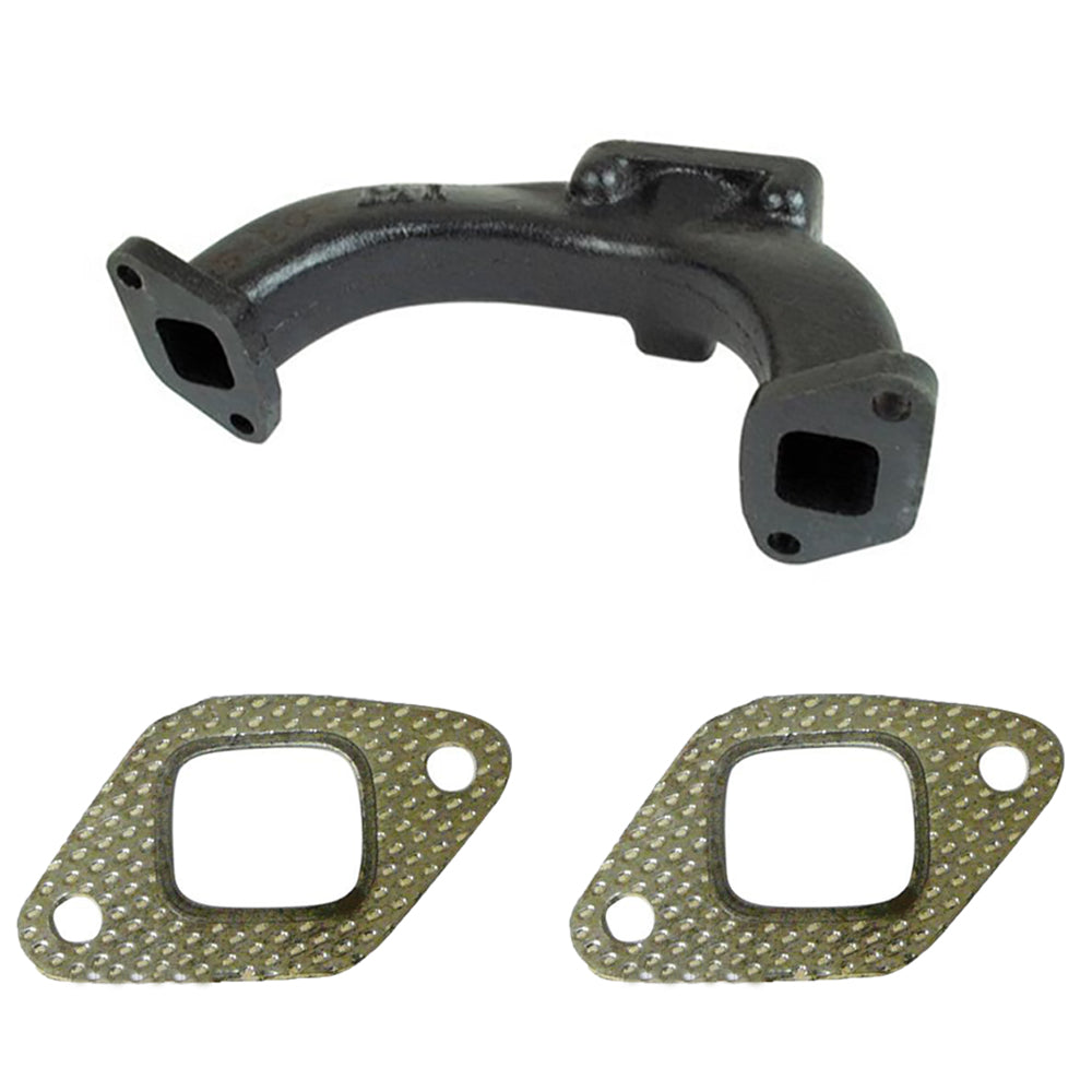 Exhaust Manifold w Gasket 72098614 Fits Massey Ferguson Hinomoto 210 220 E16 E18