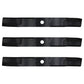 (3) Mulching Mower Blades Fits John Deere 60" Garden Tractor 445 X585 X700 X749