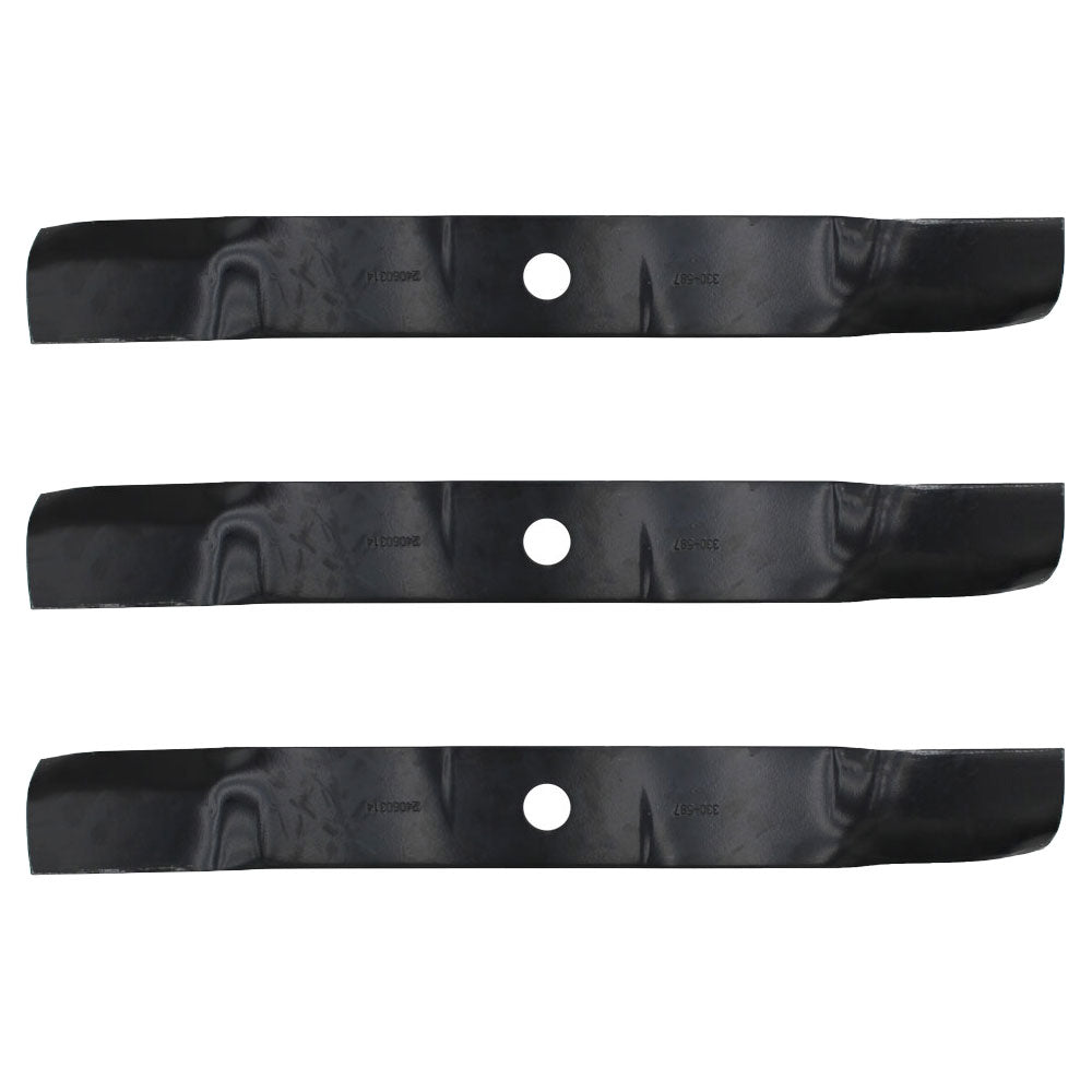 (3) Mulching Mower Blades Fits John Deere 60" Garden Tractor 445 X585 X700 X749