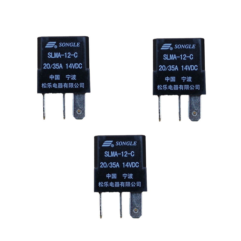 Qty 3: Micro Relay Fits JCB Replaces 332-C3148