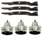 50" Deck Spindle Blade Kit Combo Fits Cub Cadet LTX1050 LTX1050KH KW VT SLTX1050