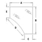 338426A1 Glass Door Lower LH Fits Case Backhoe 580M & 580M Series 2 +