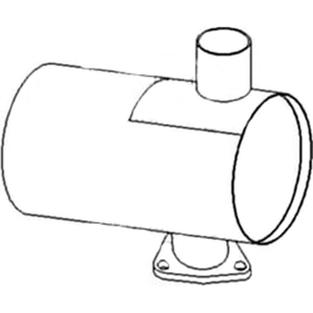 Muffler Fits Massey Ferguson 3090 3120 3120T 1217-2346