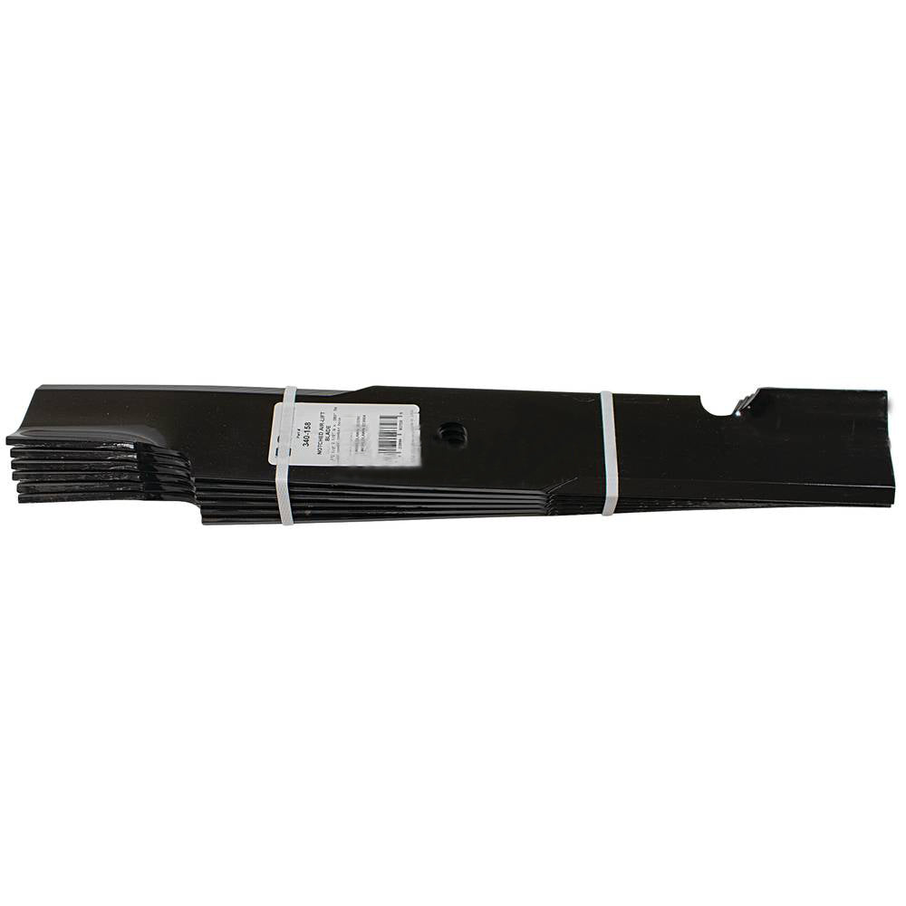 340-158-6 Notched Air-Lift Blade Shop Pack - Fits Scag; Fits Wright Mfg