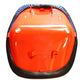 Seat Vinyl Black with Orange Fits Kubota B7100 L175 L235 L245 L275 34200-18400
