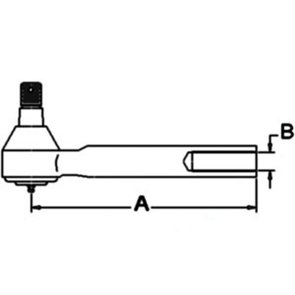 Tie Rod End Fits Massey Ferguson Replaces 3426336M1
