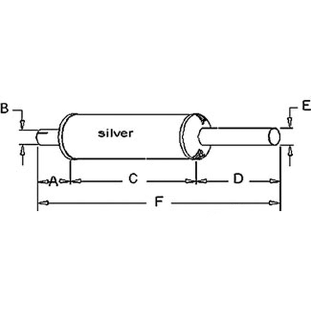 New Muffler Fits IH Fits FARMALL Super M MT W6 I6 400 450 357288R92