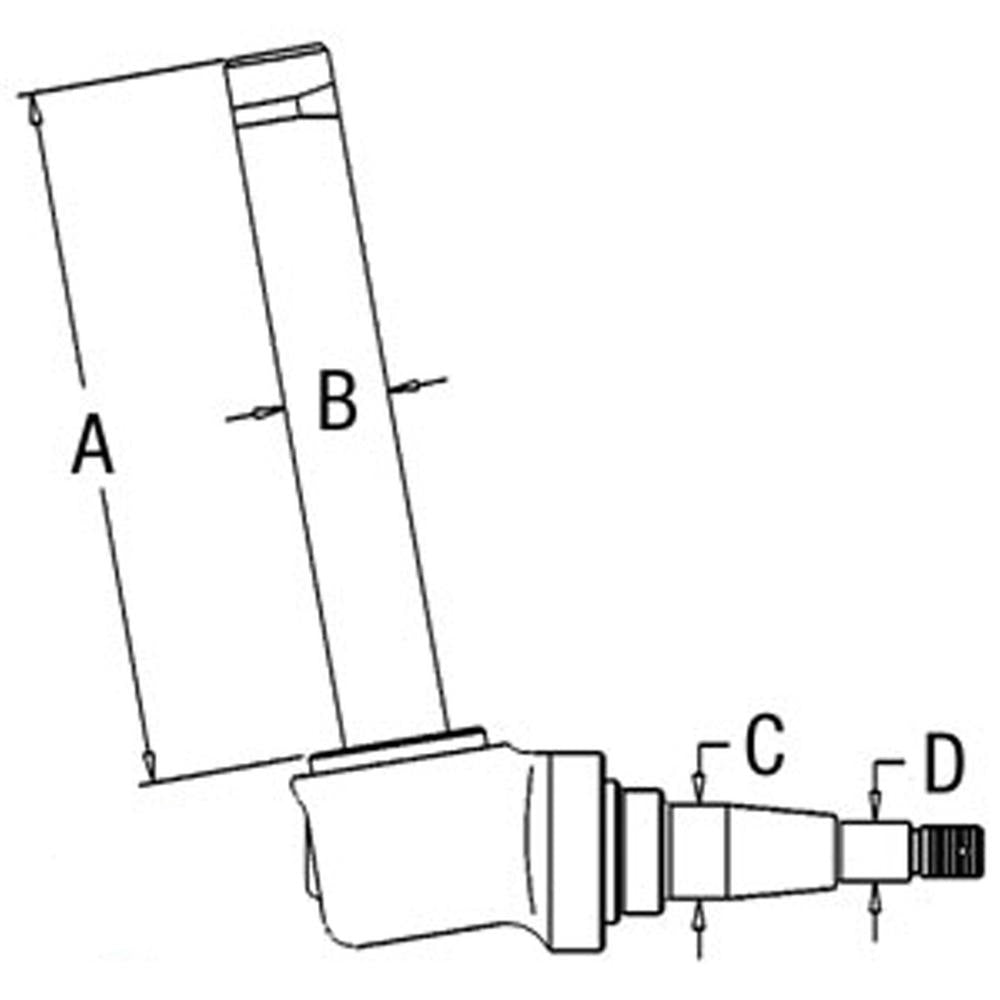 350603R91 Spindle Fits Case for IH Tractor LH RH A A1 Super A 595 485 395 585 49