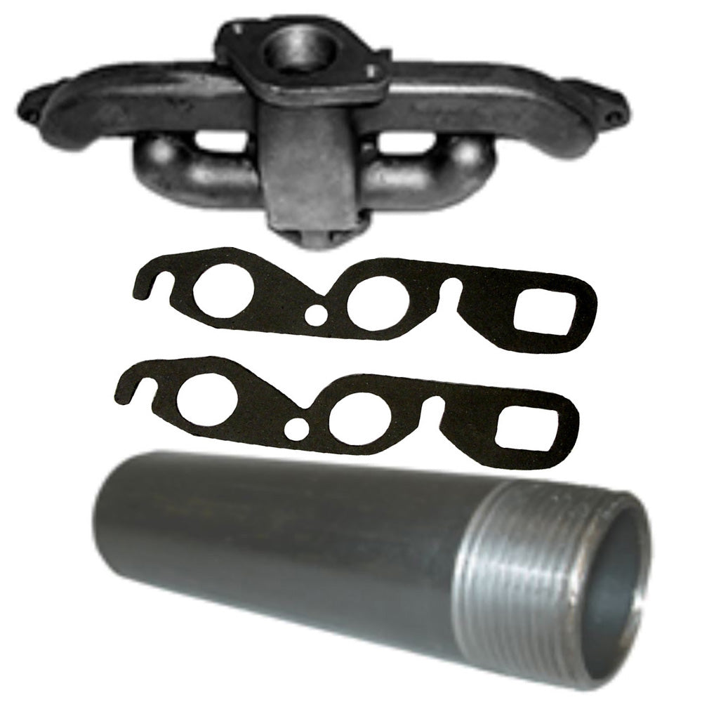 Manifold Pipe & Gasket Set Fits Massey Ferguson T-4 T-5 T340 140 240 340 404