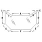 352210A1 New Lower Rear Glass Fits Case-IH Industrial Models 580M 580SM +