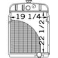 Radiator Fits Case/International Harvester Replaces 351798R1