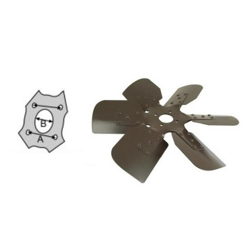 6 Blade Fan Fits Massey Ferguson Replaces 1874995M1