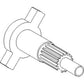 Distributor Drive Gear Shaft Fits International Replaces 353934R11