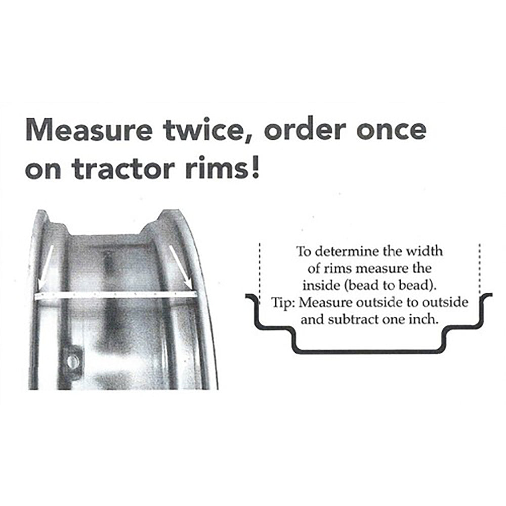 Rear Wheel Rim Fits Ford/New Holland Replaces 354876R91