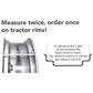 WN-RW10244-PEX Rim, 10" x 24", Rear Fits Allis Chalmers, Fits Case, Fits John