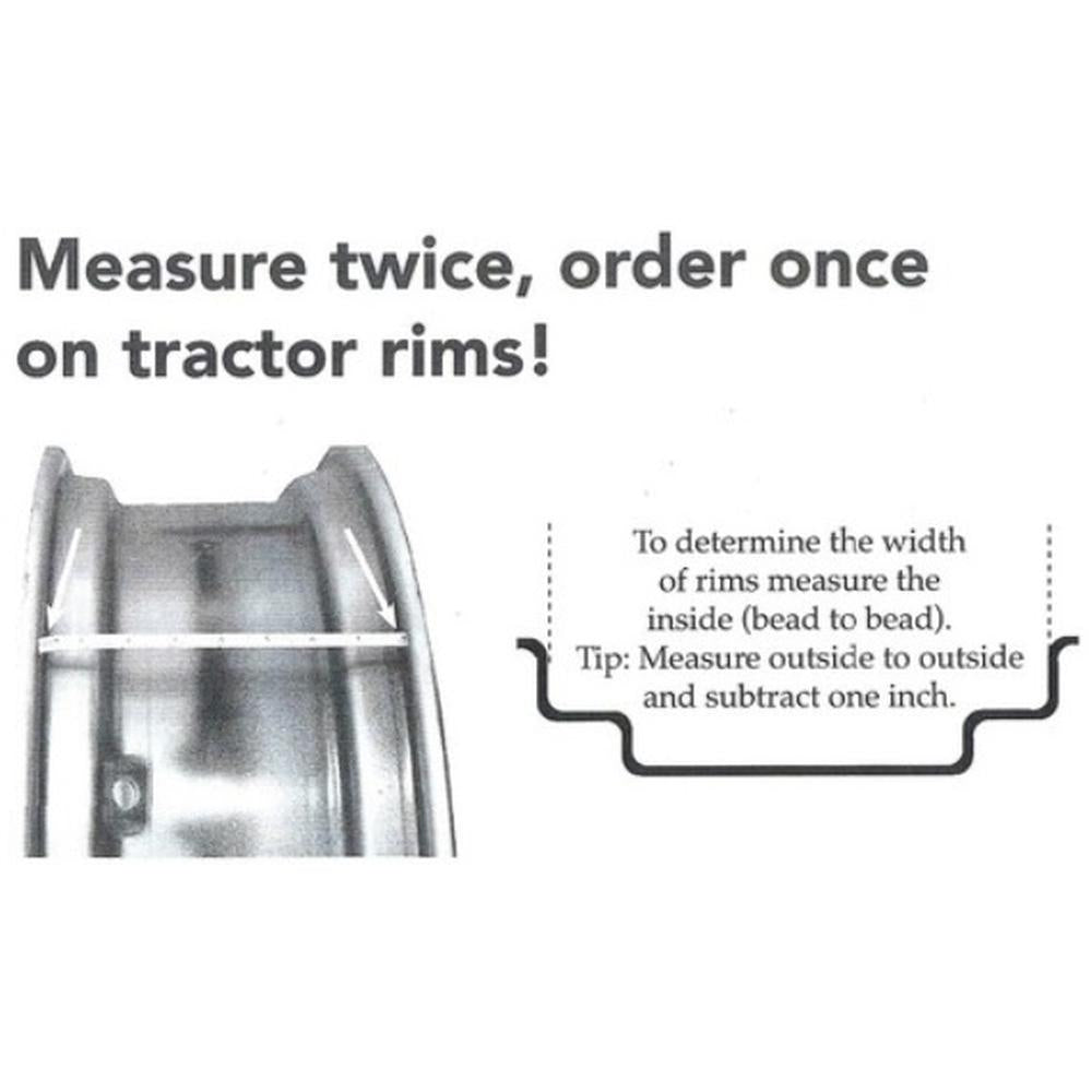 Rear Wheel Rim Fits Case Replaces 354876R91