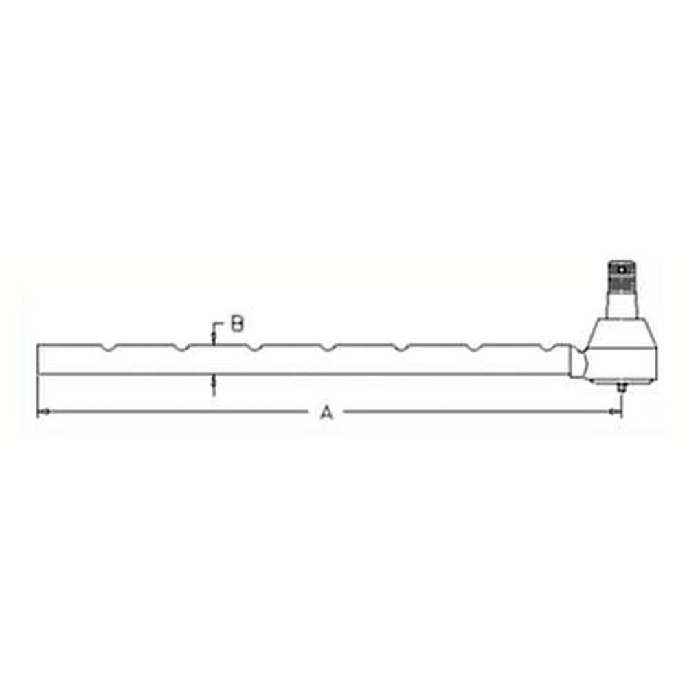 Outer Tie Rod End Fits Kubota Replaces 35860-62873