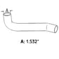 3599573M3 Lower Radiator Hose 253 UK 1.532" ID Fits Massey Ferguson MF