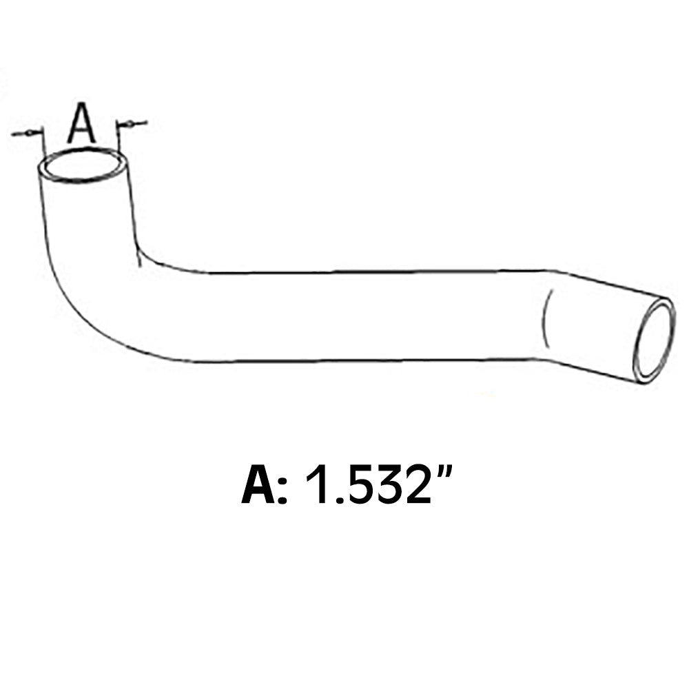 Bottom Radiator Hose Fits Massey Ferguson Replaces 3599573M3