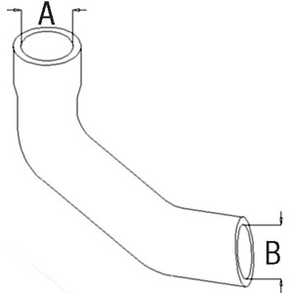 Lower Radiator Hose Fits Massey Ferguson 3085 6170 3095 3120 6180 6160 3115