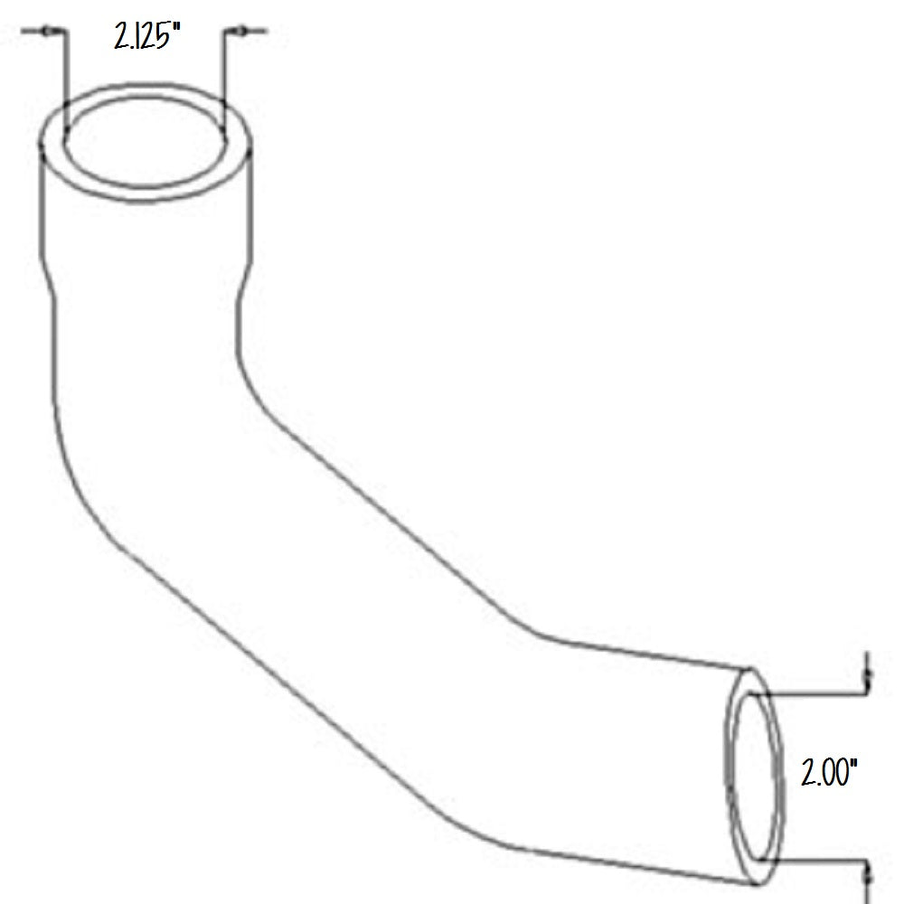 Hose 3618641M1 Fits Massey Ferguson Models: 3085 3095 3115 3120 6160 6170 6180