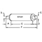 362483R91 New Horizontal Round Body Muffler Fits Case-IH Tractor Model 300