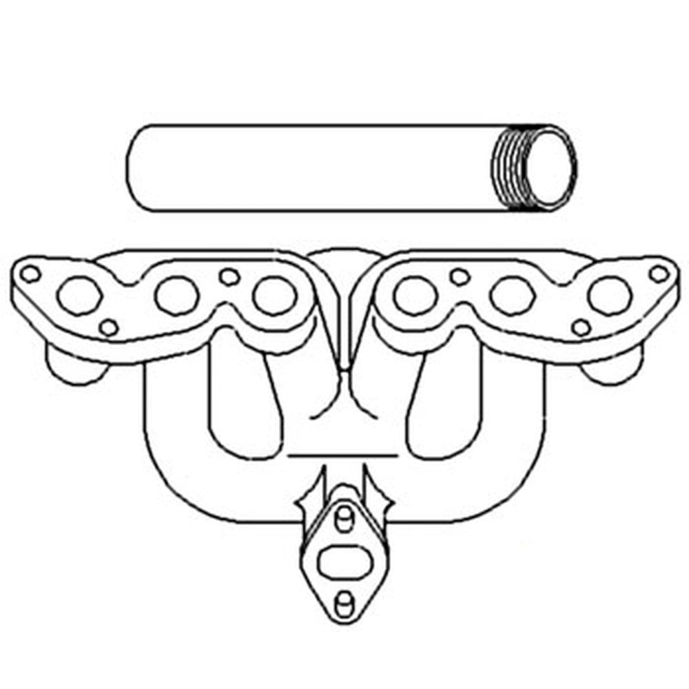 Exhaust Manifold Fits International Harvester Replaces 362536R1