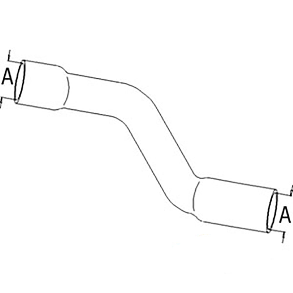 IHS4446 New Lower Radiator Hose Fits FARMALL RowCrop Gas Only Fits International