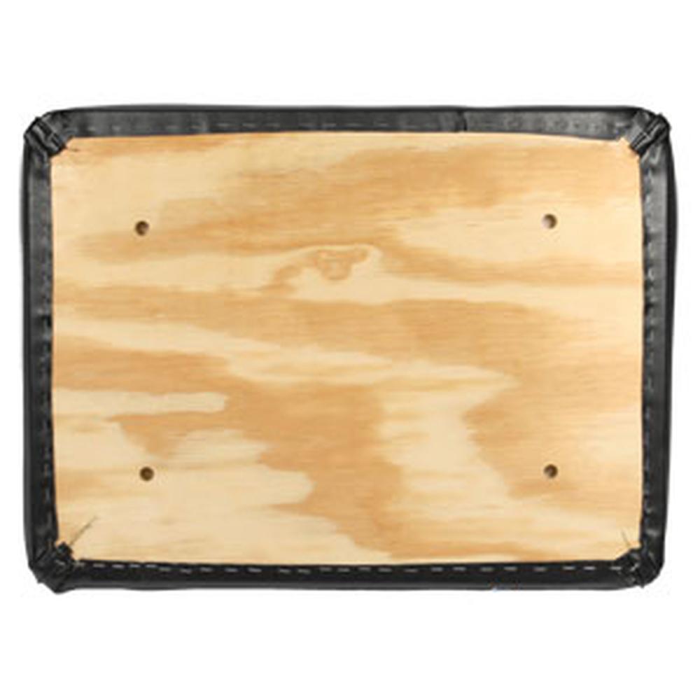 Seat Cushion Bottom - Wood Backed Vinyl Black Fits International 300 363220R91