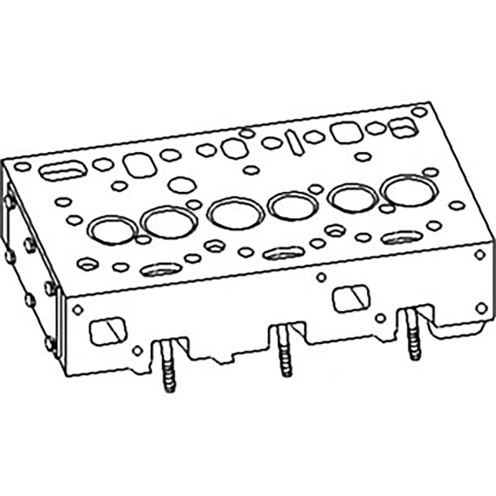 S.40306 Cylinder Head Assembly, A4.212, A4.236, A4248 - Fits Perkins ZZ80054 +