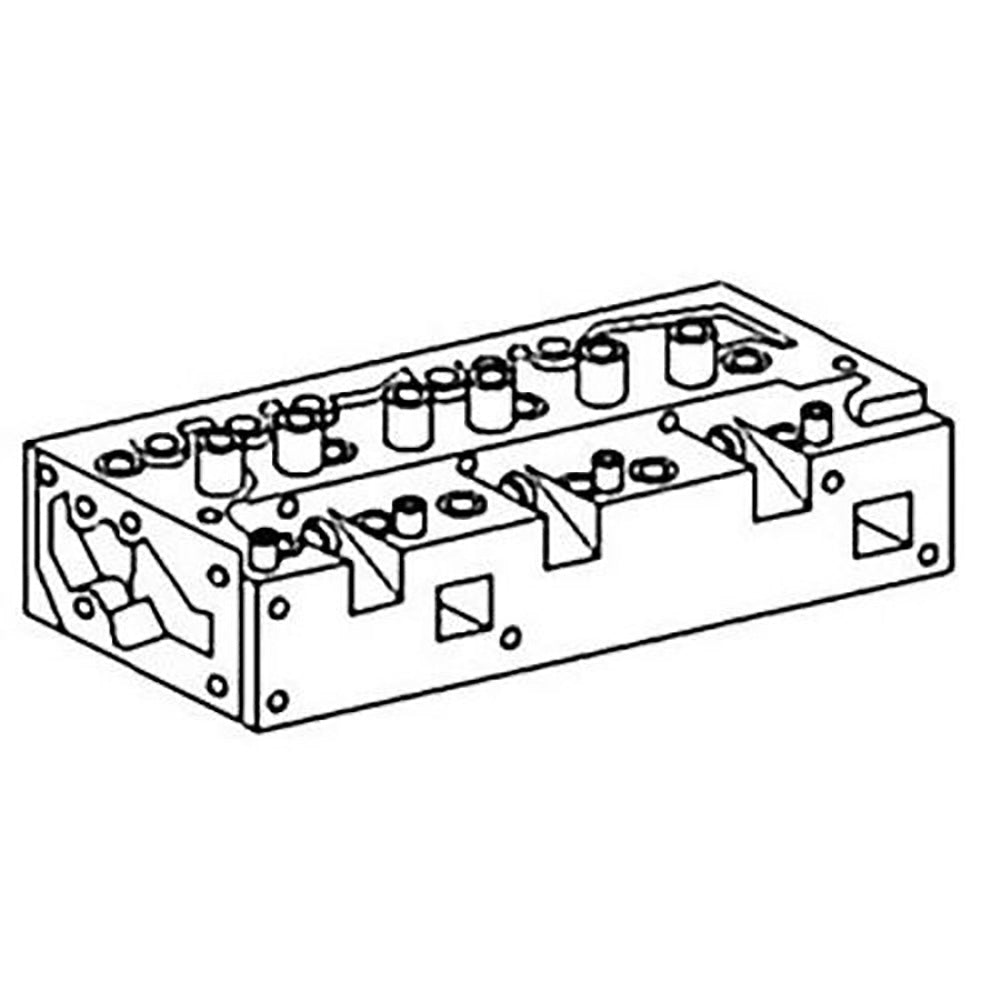 S.40306 Cylinder Head Assembly, A4.212, A4.236, A4248 - Fits Perkins ZZ80054 +