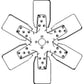 6 Blade Fan Fits 3065 375 383 390 390T 393 398 399 6140 699 2485C816 31258006