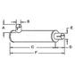 36460 New Muffler for Swather Windrower 400 4400 Gas 26" Long 2" I.D. 2" O.D.