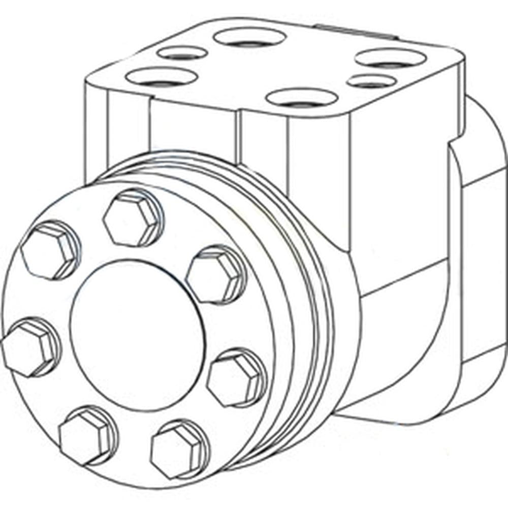 1701-1100 - Steering Motor Fits Case/International Harvester