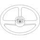 Steering Wheel Fits Case/International Harvester Replaces 366557R1