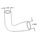 IHS4847-STR Upper Radiator Hose Fits John Deere