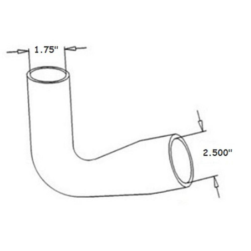Top Radiator Hose Fits International Replaces 369094R1